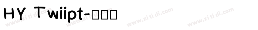HY Twiipt字体转换
